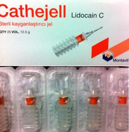 içe doğru üşütmek uzanma  Cathejell Lidocain C Steril Kayganlaştırıcı Jel 12,5 gr 25 Adet
